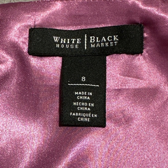 WHBM Dress Size 8 Pink Fuchsia Fairy Girly Party Event White House Black Market - Picture 4 of 9